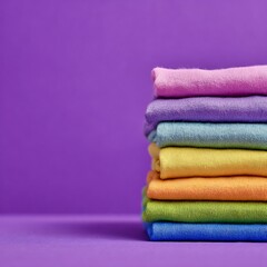 pile of colorful towels