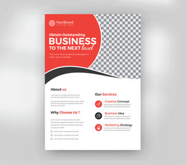 Corporate Business Flyer Template Modern Company Promotion Brochure Layout
