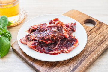 焼肉用味付け牛サガリ