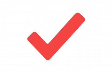 Green checkmark verifying completion against transparent surface, signaling successful validation or task accomplishment