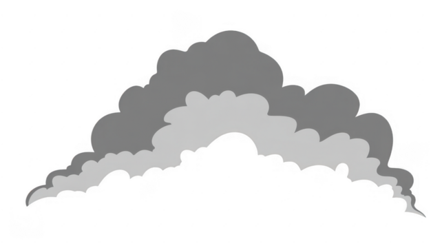 Ai generated image of abstract radial burst pattern with delicate lines and subtle texture, isolated on transparent background