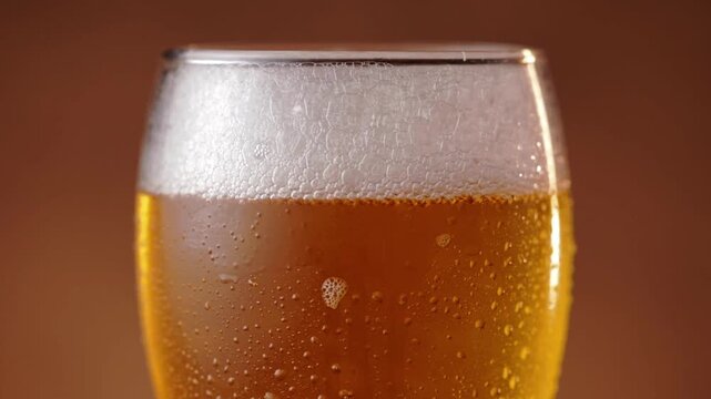 burbujas en cerveza