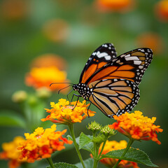 a butterfly on a flower
