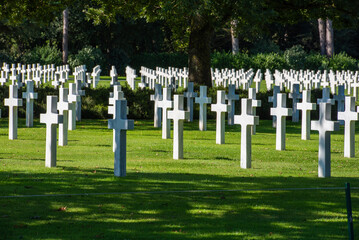 In memorial of the D-day, in the landing beaches