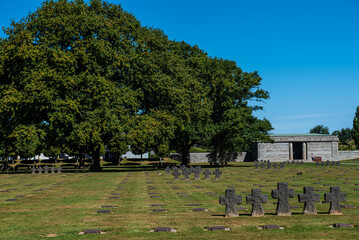 In memorial of the D-day, in the landing beaches