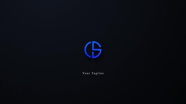 an unique 3d hyper clean energetic logo intro animation. 4k high fps, intro, outro, motion, 3d render, 3d reveal of a logo stings.
