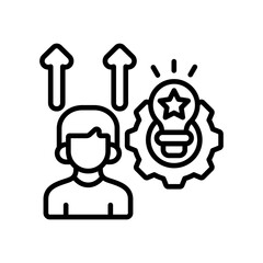 Talent Development line icon