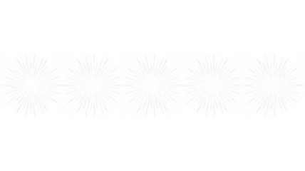 Ai generated image of black circular pattern of dots isolated on transparent background