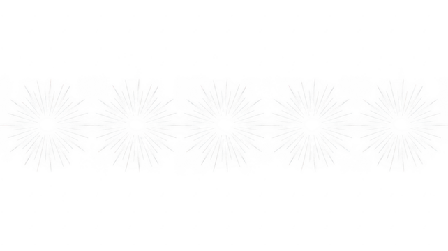 Ai generated image of black circular pattern of dots isolated on transparent background