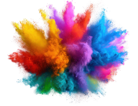 Colorful powder explosion (21)