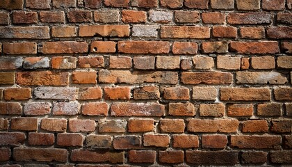 Fototapeta premium weathered brick wall with vintage texture details