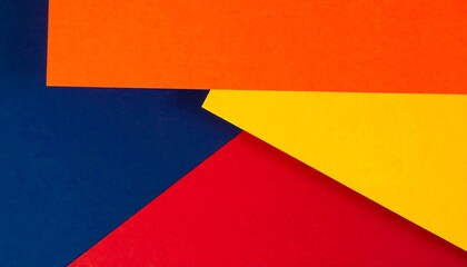 Abstract geometric shapes composed of vibrant colors