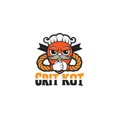 : A clothing-brand-logo vector art illustration