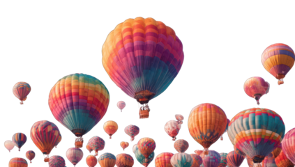 Colorful hot air balloons in the sky (6)