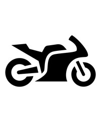 Sleek Motorcycle Silhouette A Symbol of Speed Freedom and Adventure Awaits on the Open Road Motorcycle Enthusiast's Icon