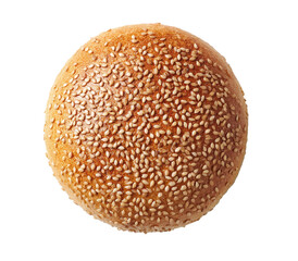 Round sesame seed bun (1)