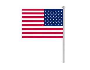 Simple US flag graphic