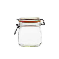 Preserve Glass Jar with Clip Top Lid &mdash; Isolated on transparent png