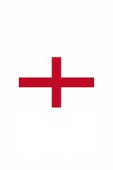 Obraz premium St. George's Cross on White Background