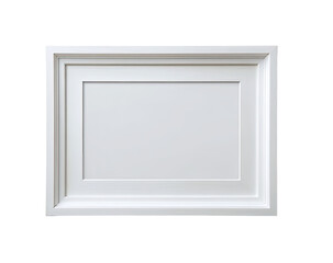 Blank white picture frame (3)