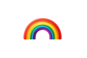 A vibrant, pixelated rainbow arches across a black background.  Colorful bands of red, orange, yellow, green, blue, indigo, and violet create a classic rainbow design