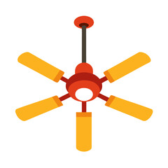 new style colorful electric celling fan, wonderful-celling-fan, hanging fan, table fan, rechargeable fan silhouette vector icon on white background