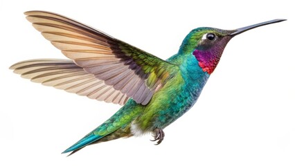 Hummingbird in Flight Vibrant Green and Teal Feathers, Detailed Wings, Bird Photography, Wildlife Hummingbird, Bird photography