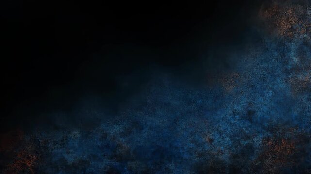 Abstract blue background with rust texture for graphic use