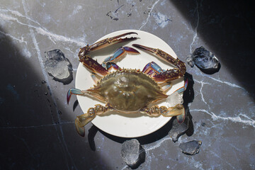 Korean seafood fresh blue crab
