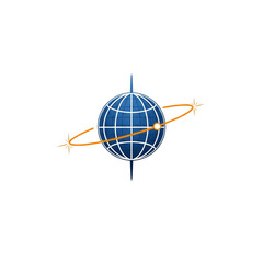 Global Technology Network Concept Icon. Modern Design of Worldwide Communication and Digital Connection. International Business and Data Exchange Symbol.