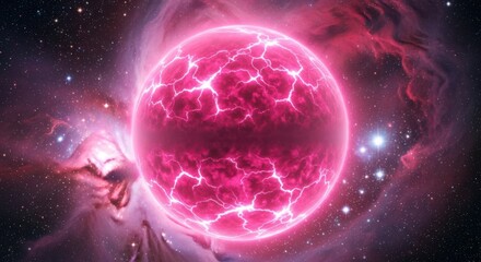 An Intense Pink Star Explodes in the Deep Cosmos