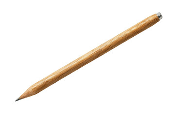 Wooden pencil, angled shot, simple design