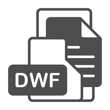 DWF Format Vector Icon