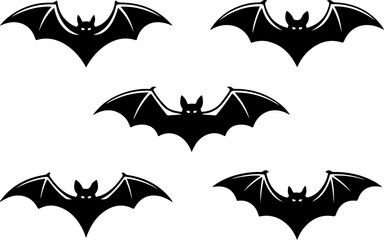 Spooky Fun: Halloween Bats & American Game Night Vibes"