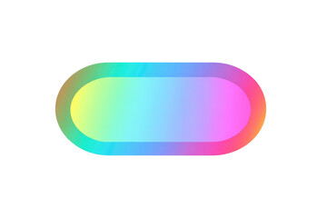 Colorful, rounded rectangular shape with a smooth gradient