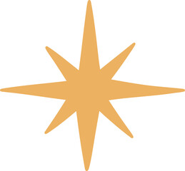 Illustration of a Simple Eight Point Star