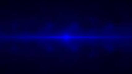 Blue shiny optical flares flickering and emitting white smoke background