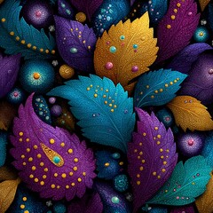 Radiant abstract paisley artwork full of creativity high resolution picture