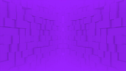 Purple color simple and elegant 3d squares geometrical futuristic background for professional or business purpose