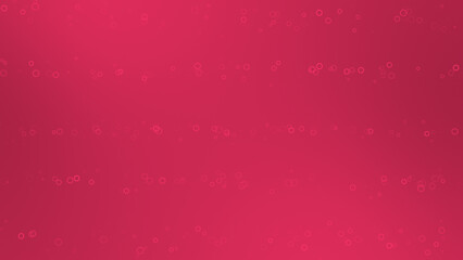 Magenta red color bubbles particles moving in line simple and classy background