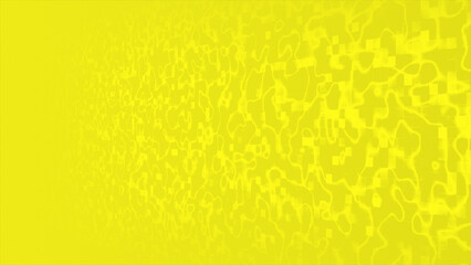 Yellow color abstract hi-tech digital particles flow futuristic technology background