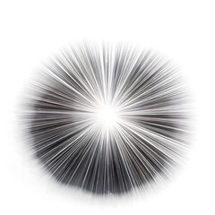 Obraz premium White Radial Burst Of Light With Fine Lines On Black