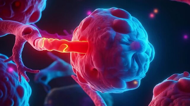 3D Cellular Anatomy &ndash; Vivid Microscopic View of Human Cell Structures