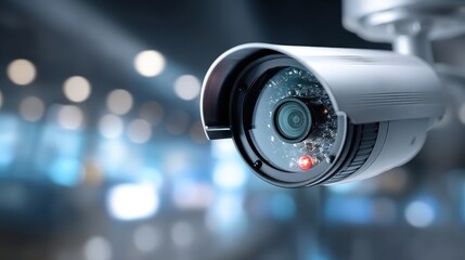 Security Camera Surveillance System with Blurry Background, Safety and