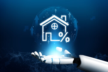 AI analyzes real estate data with smart ROI tracking, property value forecasting, and visual...