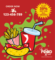 fast food flyer.eps