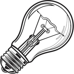light bulb vector illustration