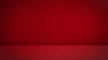 Minimalistic abstract red background for presentation with deep shadows