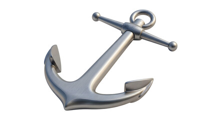 Vintage metal anchor, nautical symbol of stability and resilience, representing maritime heritage and secure foundations in challenging times