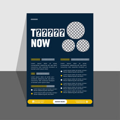 Stylish Holiday Flyer Design for Summer Vacations